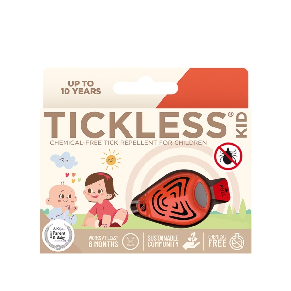 Tickless Ultradźwiękowa ochrona przed kleszczami Tickless Kid Orange PRO-107OR 