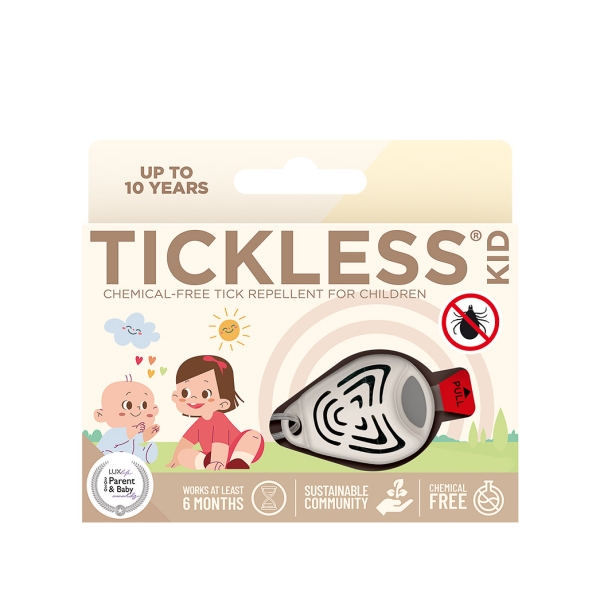 Tickless Ultradźwiękowa ochrona przed kleszczami Tickless Kid Beige PRO10-104BE 