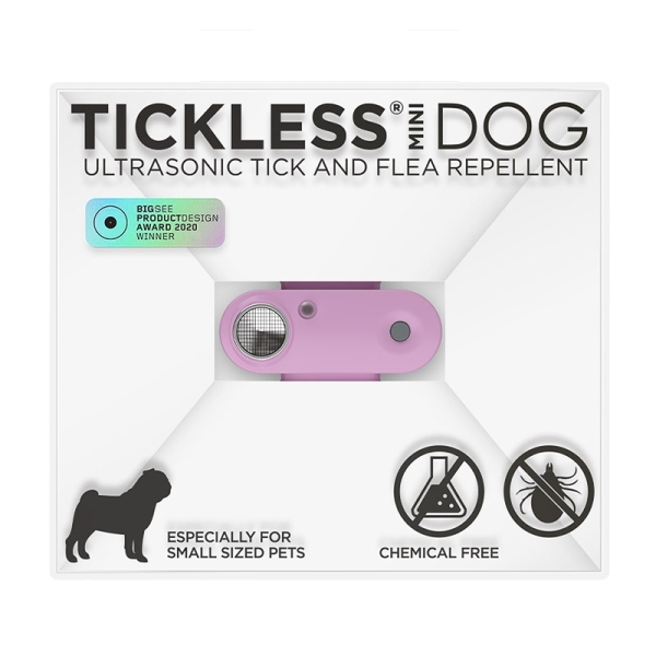Tickless Tickless Pet mini Órgano Garrapata ultrasónico púrpura