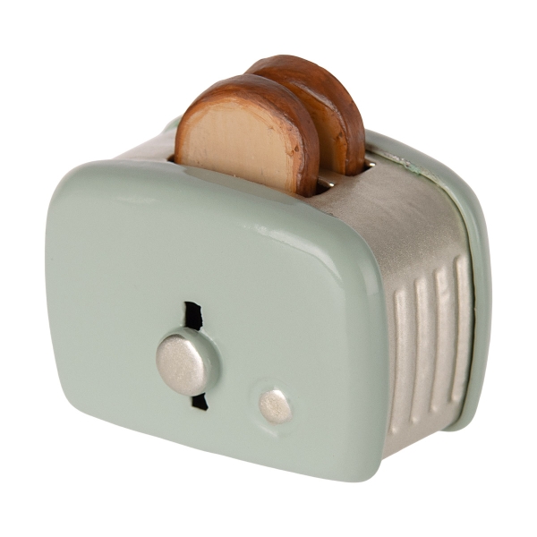 Maileg Miniaturowy toster i chleb zielony 11-4109-00 