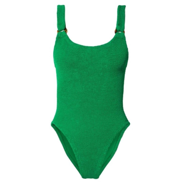 Hunza G Domino swim suit emerald DOMINOEMERALD