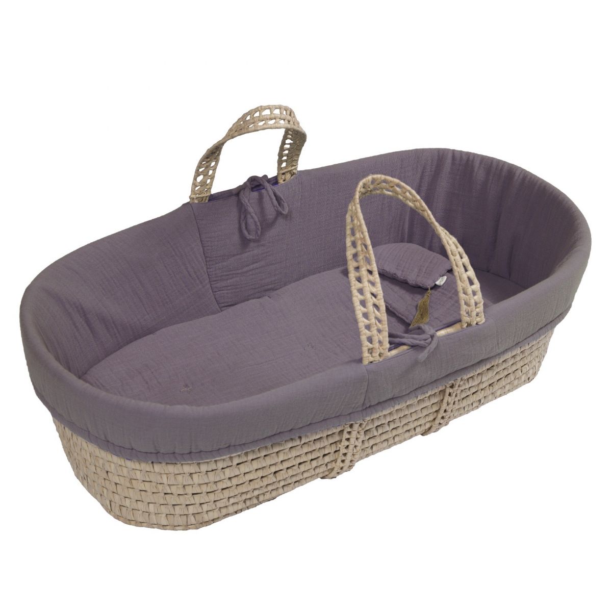 Numero 74 Moses Basket bed linen dusty lilac 7400000082380 