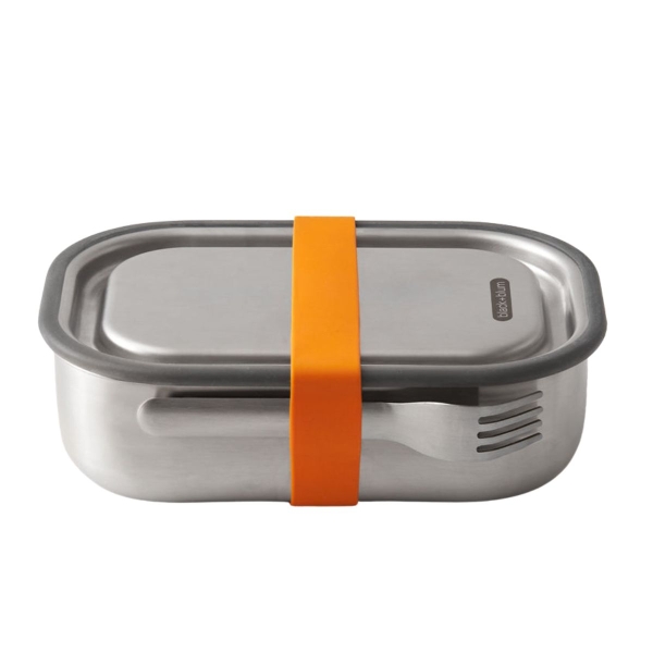 black+blum Lunch box steel S orange BAM-SS-S003