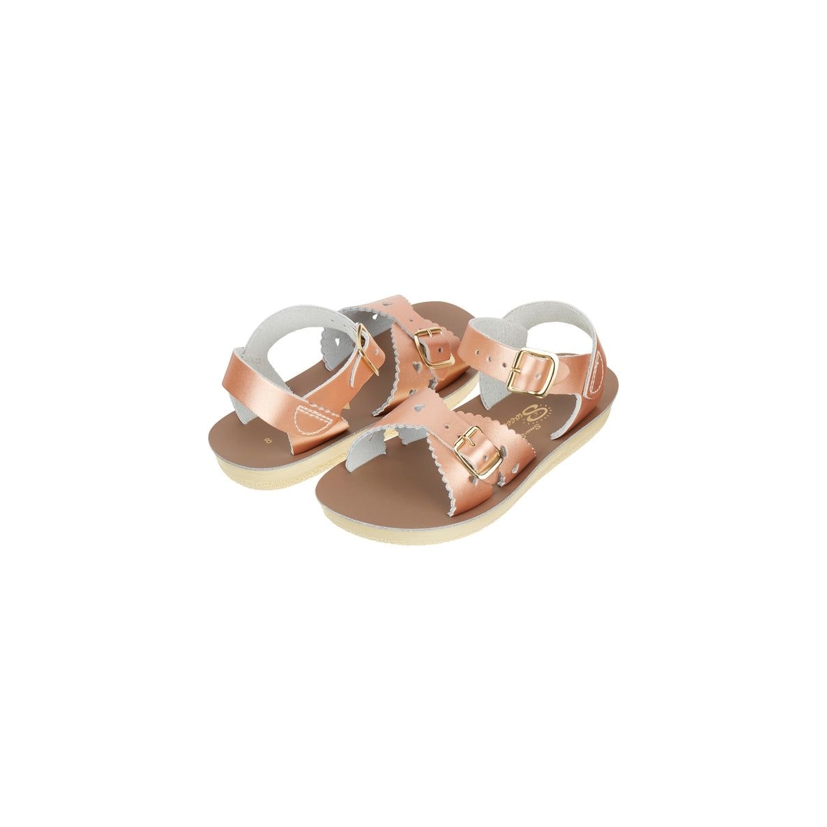 Salt Water Salt-Water Sweetheart sandals rose gold