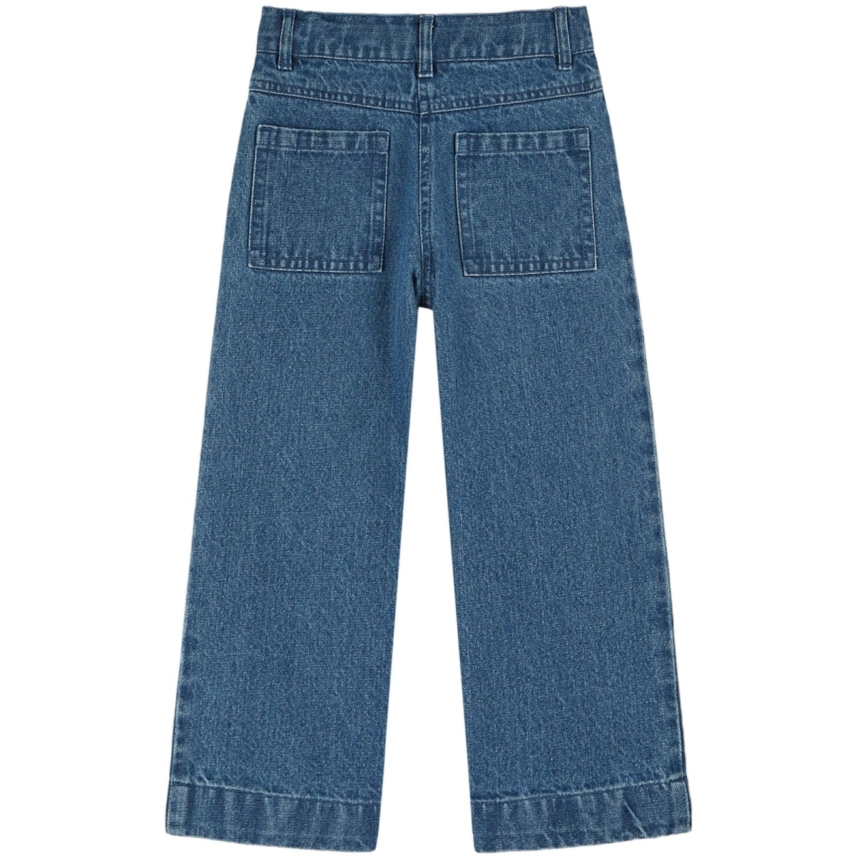 Emile et Ida Poches fleurs brodees pantalón vaquero AA063A