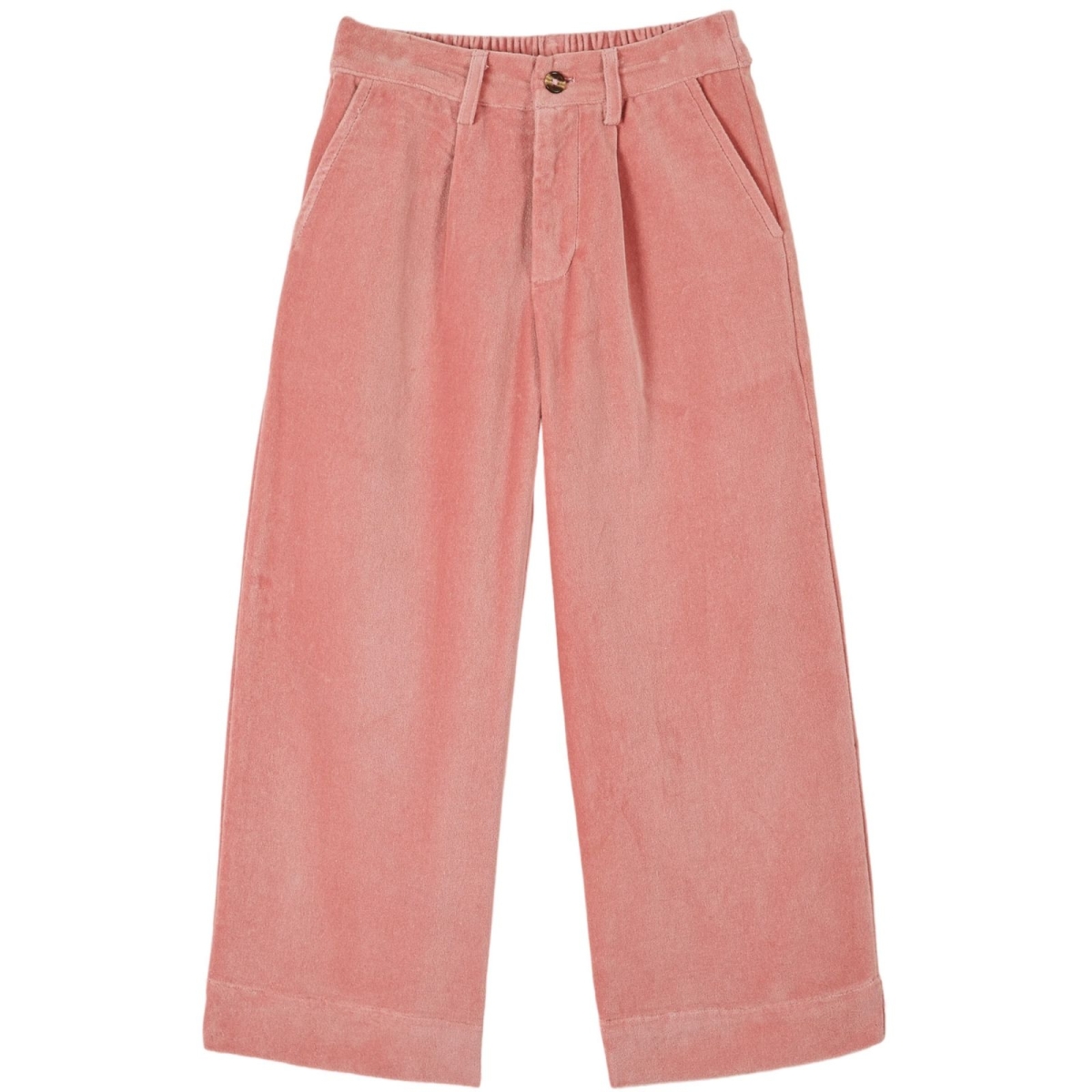 Emile et Ida Pantalones Velours blush AA185B