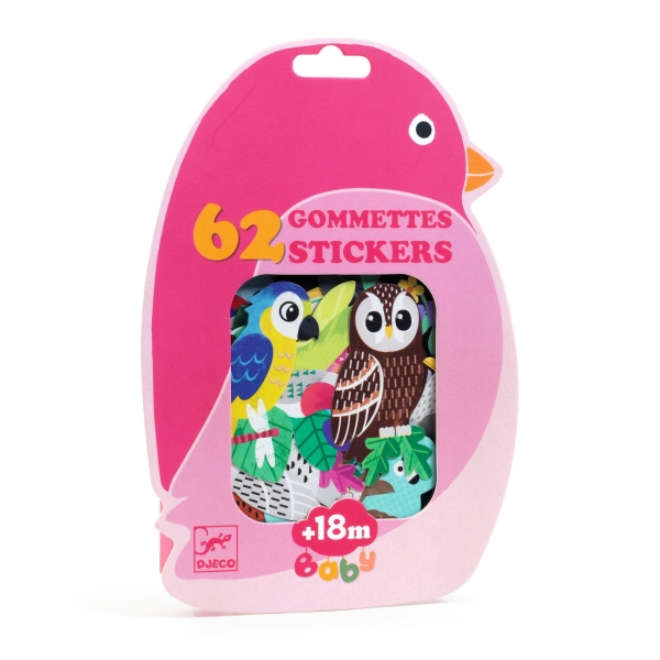 Djeco Sticker set for little ones Birds DJ00058