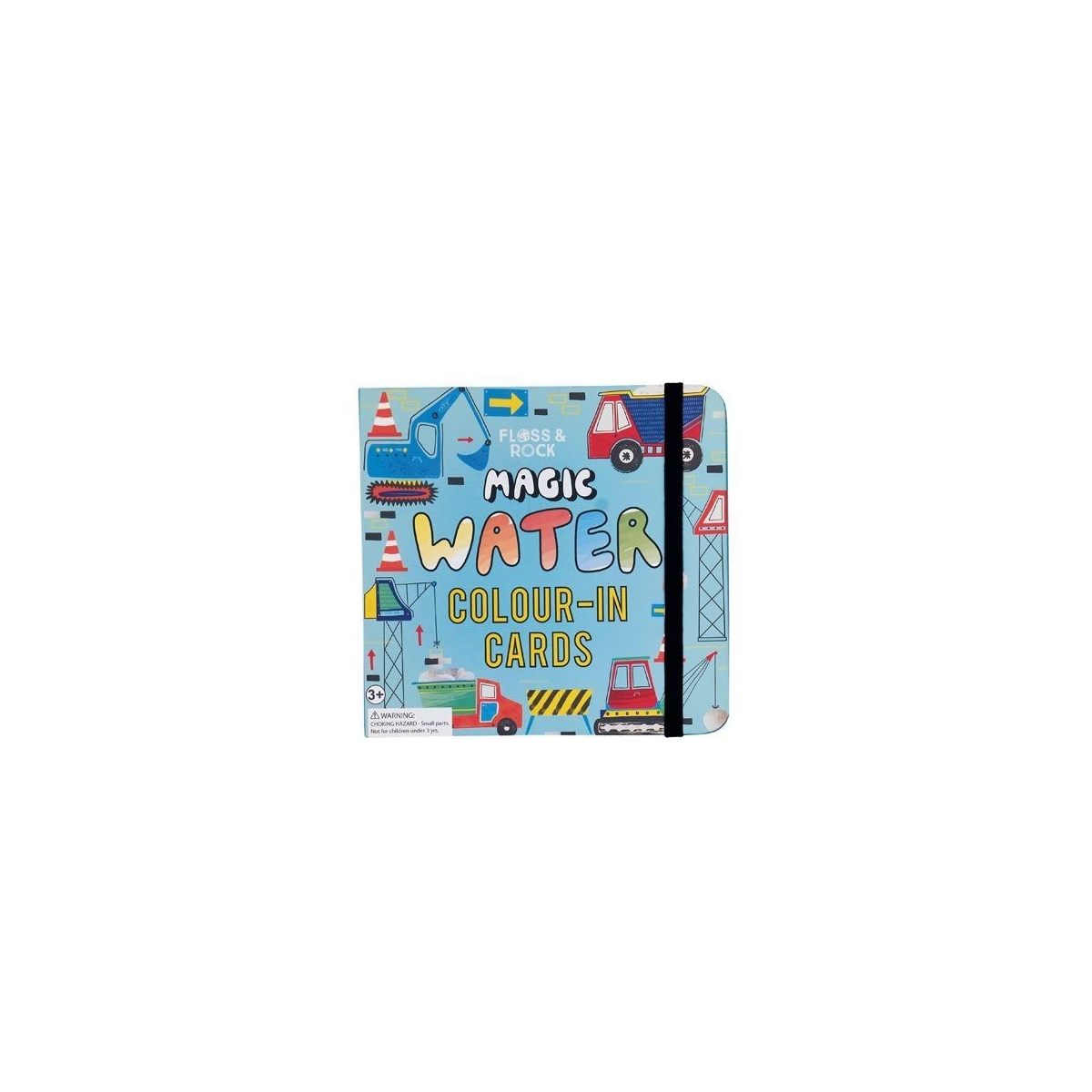 Floss & Rock On the Construction Site Water Colouring Book with