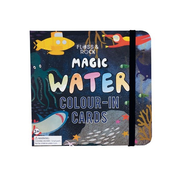 Floss & Rock Sea world Water Coloring Book avec stylo 10 cartes
