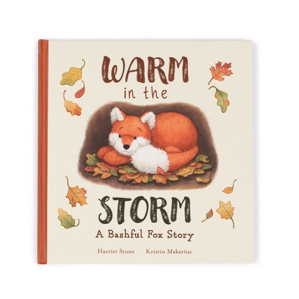 Jellycat "Cálido en la tormenta" Libro para niños BK4WTS