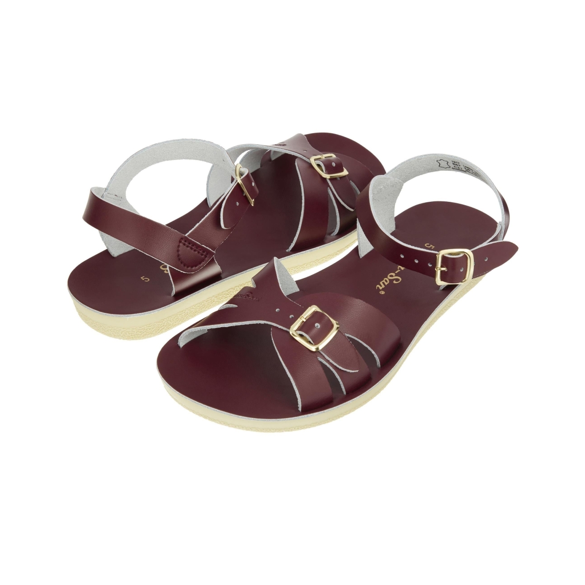 Salt Water Salt-Water Boardwalk sandals Claret 