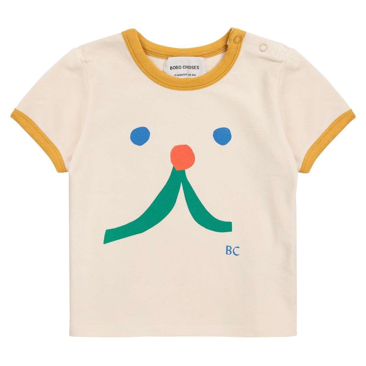 Bobo Choses T-shirt Baby Funny Face bobo choses kids B224AB024