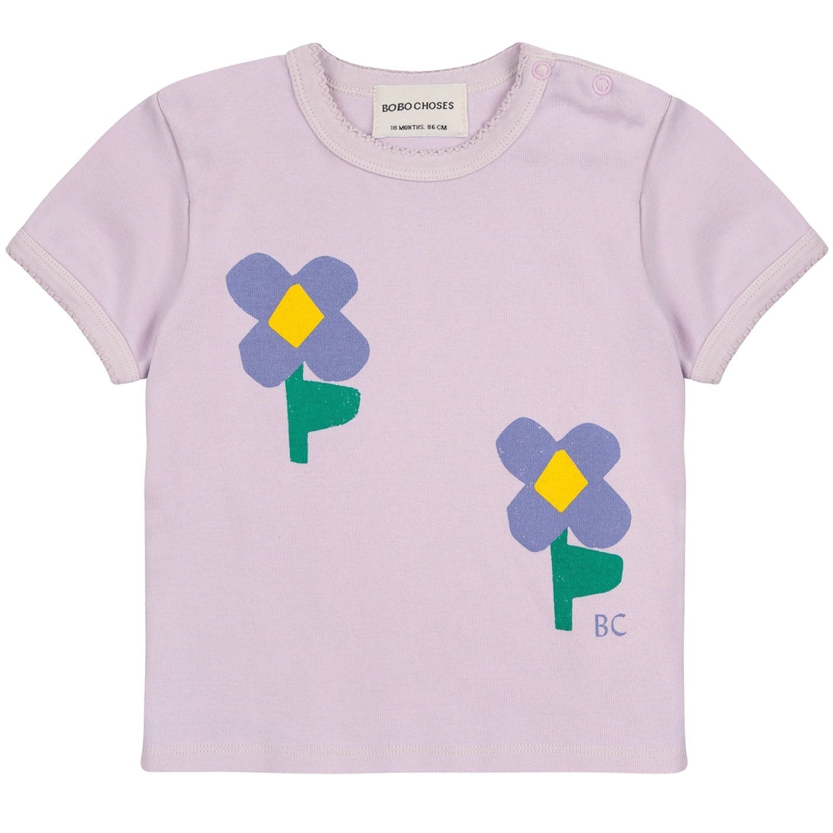 Bobo Choses Camiseta Bebé Flor Pensamiento bobo choses niños B224AB025