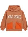 Bobo Choses Bluza z kapturem Shadow kids B224AC060 