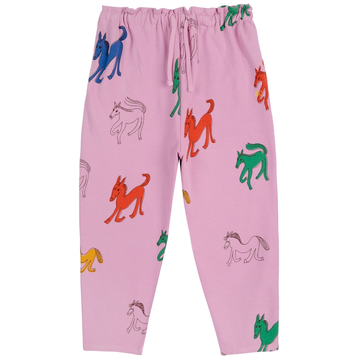 Bobo Choses Wonder Horse all over paper bag kids sweatpants B224AC086