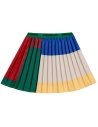 Bobo Choses Color Block pleated woven skirt kids B224AC071 