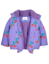 Bobo Choses Bobo Cherry all over kids insulated jacket B224AC133