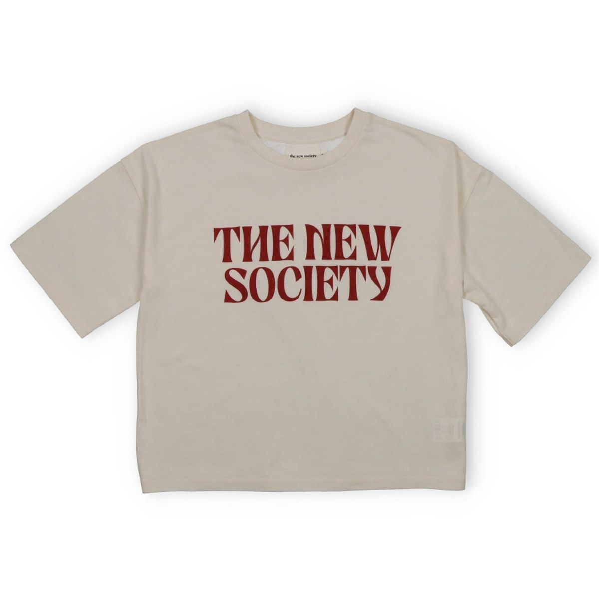 The New Society T-Shirt Vanilla Cream W24KJYTS2S30