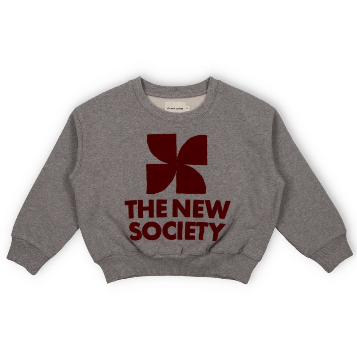 The New Society Space Sweater Mist Melange W24KJYSW10S18 