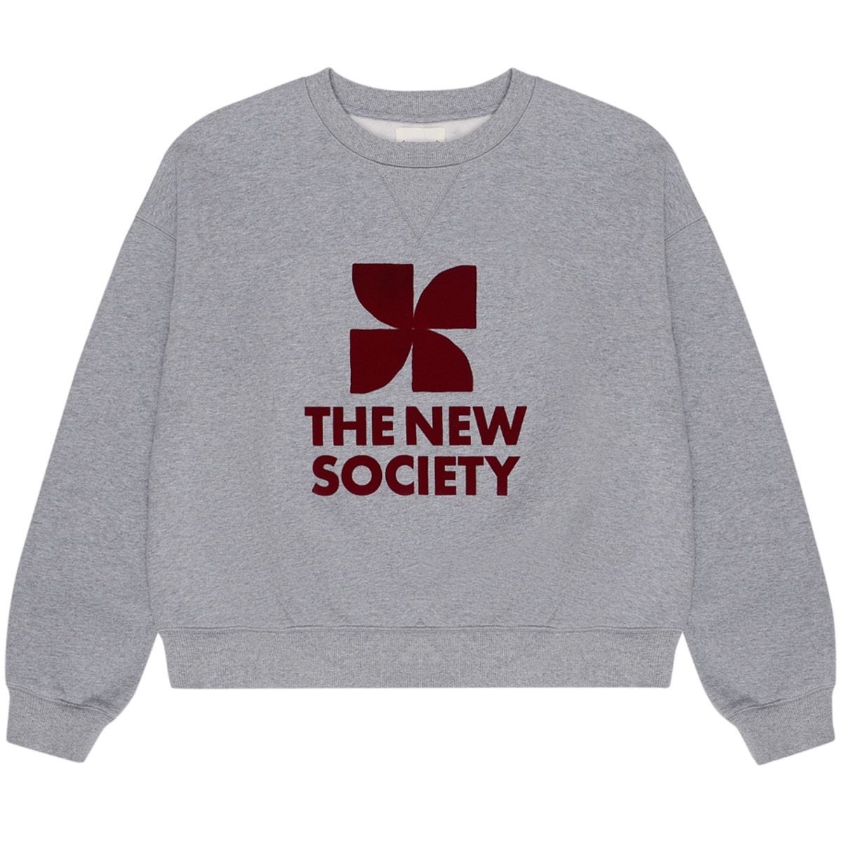 The New Society Space Woman Sweater Mist Melange W24WJYSW5S18 