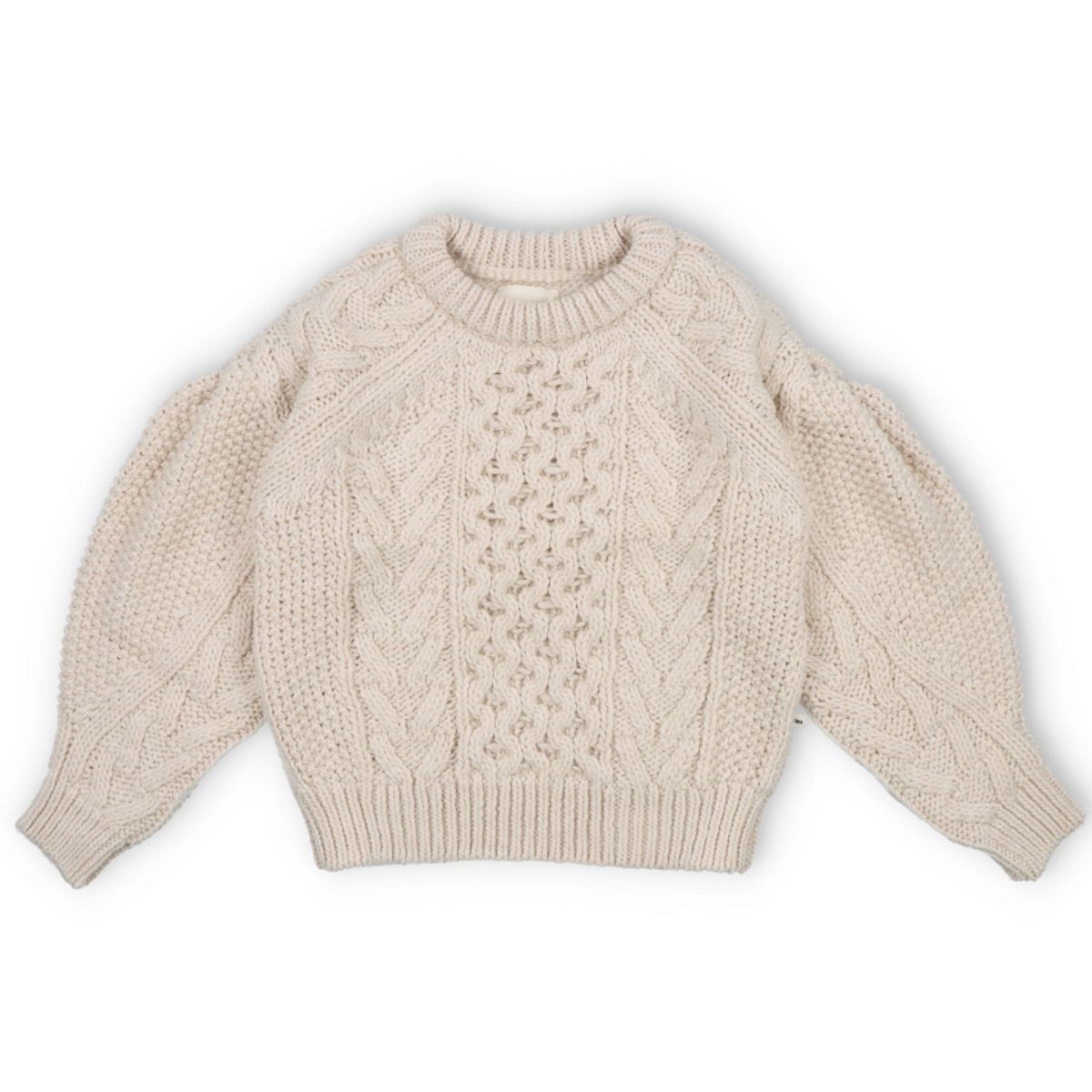 The New Society Tibet Woman Jumper Vanilla Cream W24WKNJU10S30