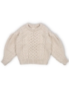 The New Society Tibet Woman Jumper Vanilla Cream W24WKNJU10S30