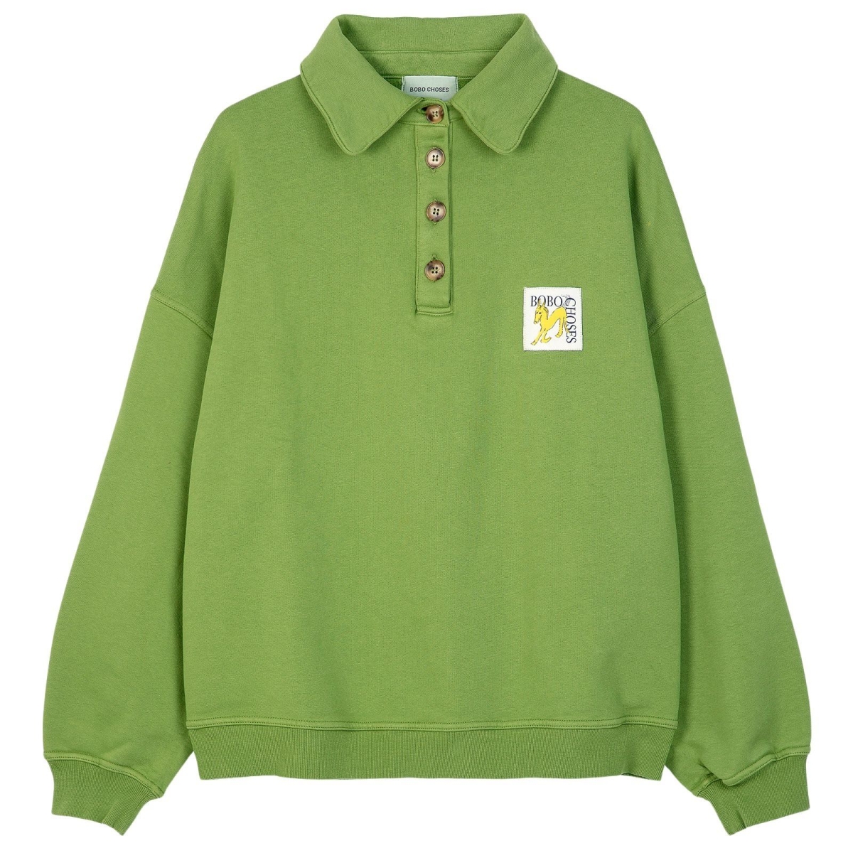 Bobo Choses Bluza polo Wonder Horse patch Adult B224AD021 