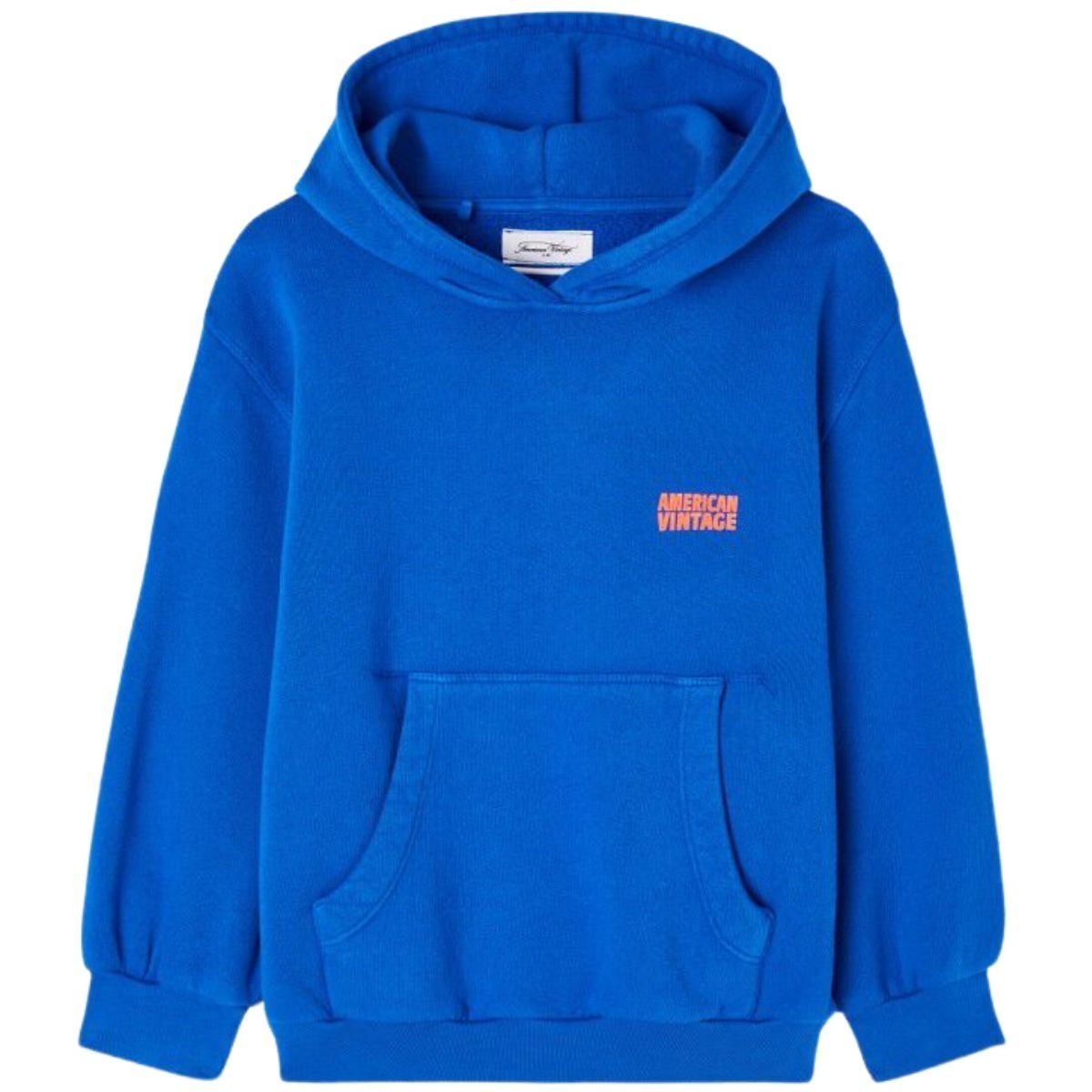 American Vintage Kid's Hoodie Izubird Blau KIZU03AH24