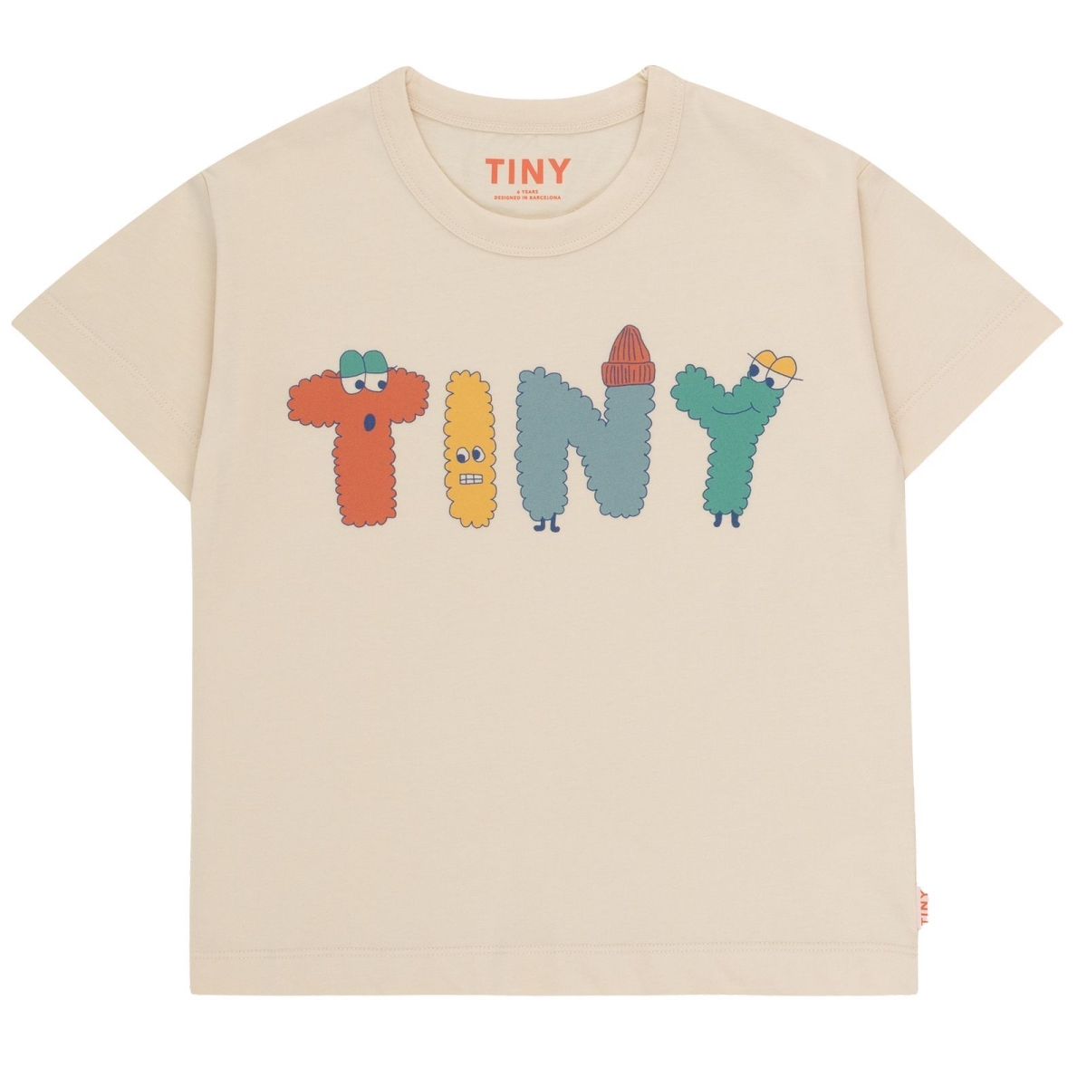 T-shirt Tiny Cottons Tiny Performance Vanilla AW24-09-M01