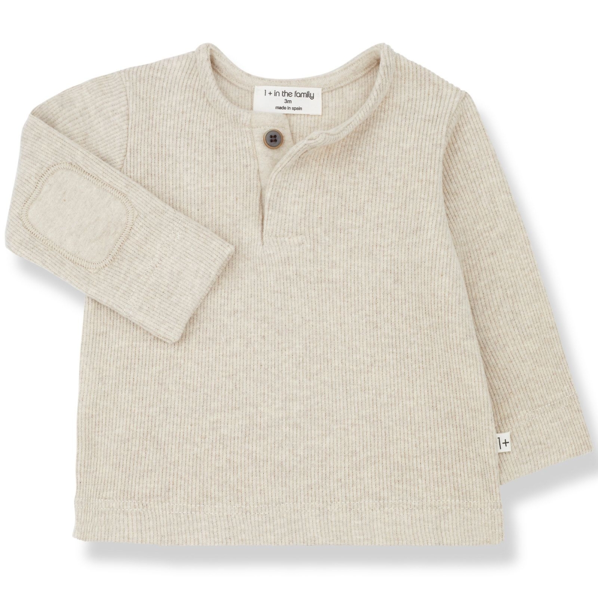 1 + in the family Sandal long sleeve tee oatmeal 24w-123