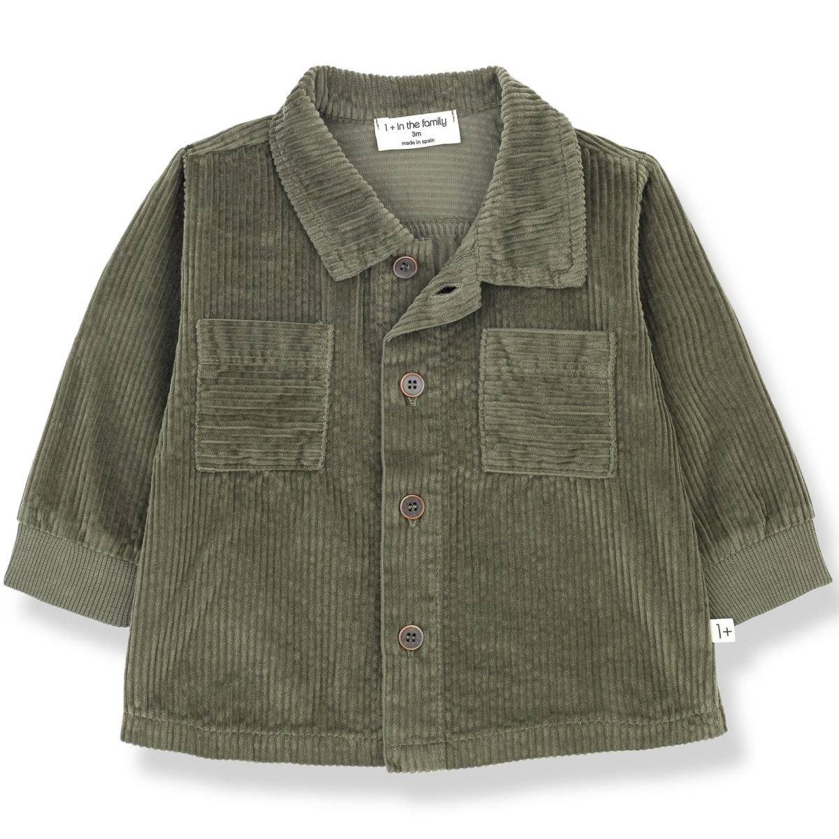 1 + in the family Pelai shirt olive 24w-149