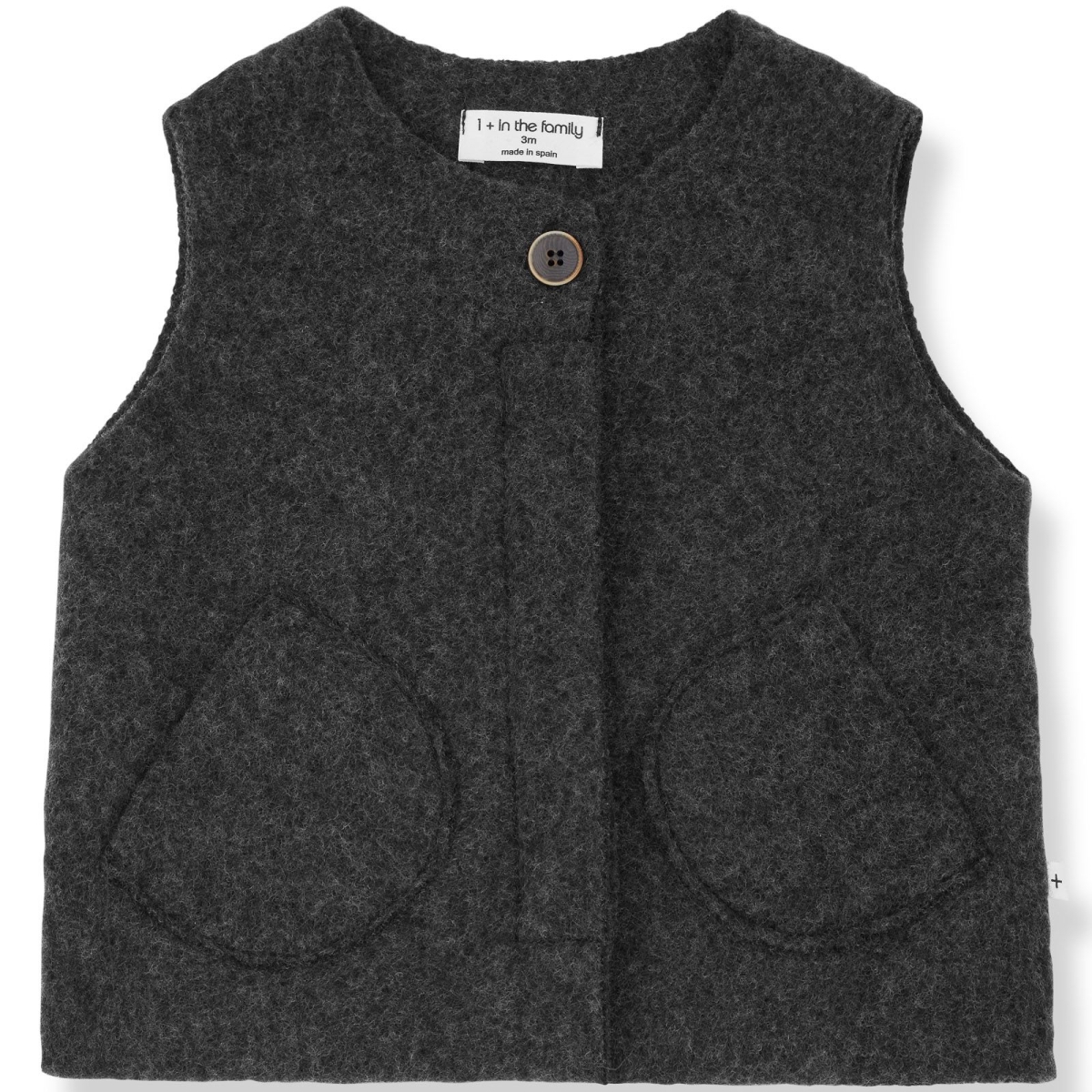 1 + in the family Amanda gilet anthracite 24w-215 