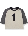 1 + in the family Genar long sleeve tee grey 24w-101 