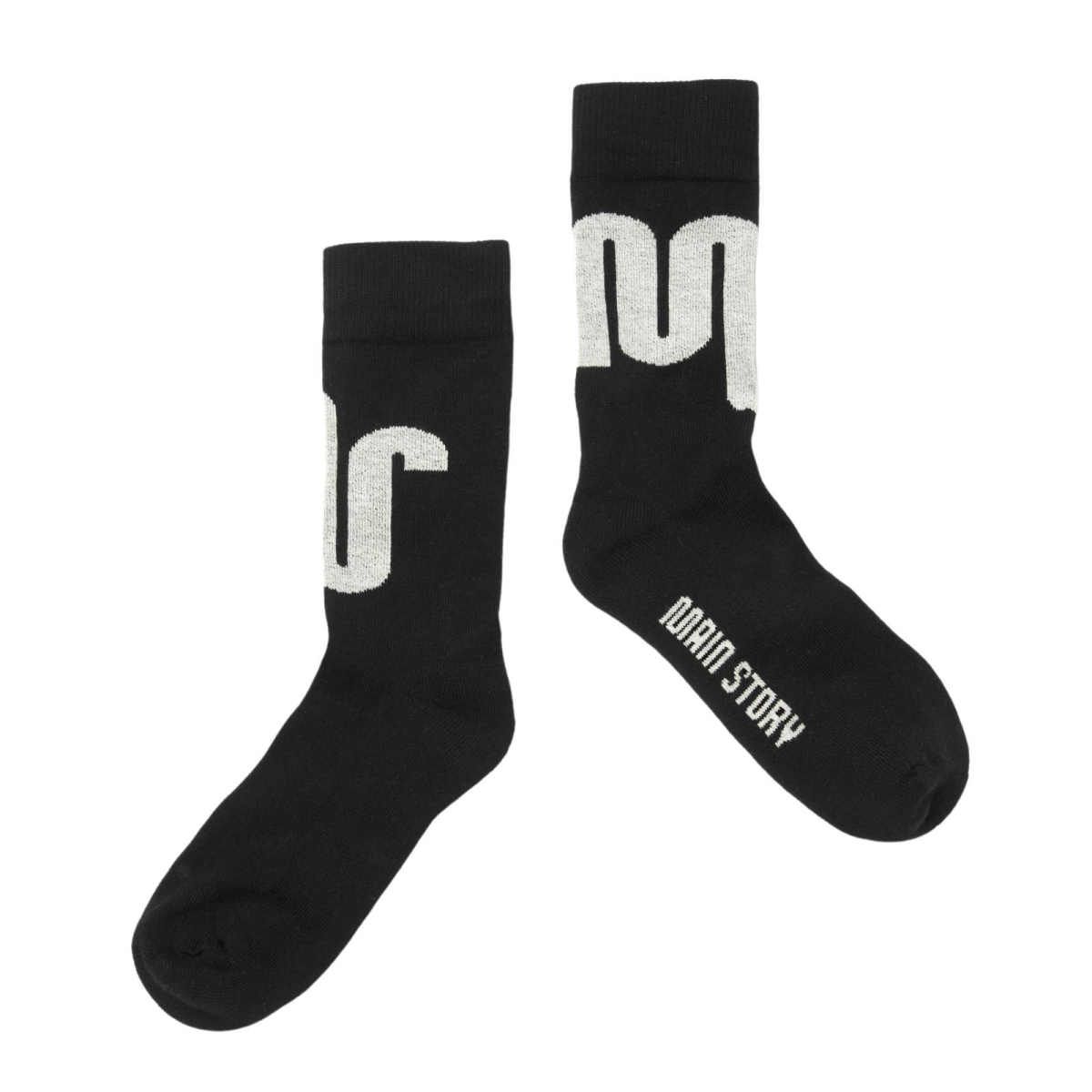 Main Story Sock Black Knit AW24MS195 