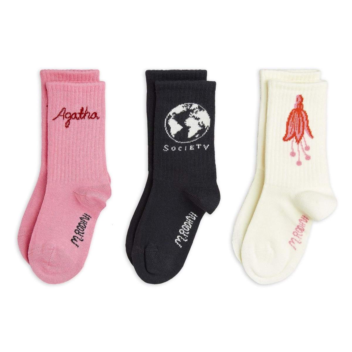 Mini Rodini Agatha 3er-Pack Socken 2476011500