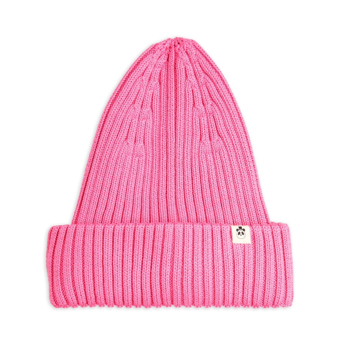 Mini Rodini Knitted Rib Fold-Up Hat  