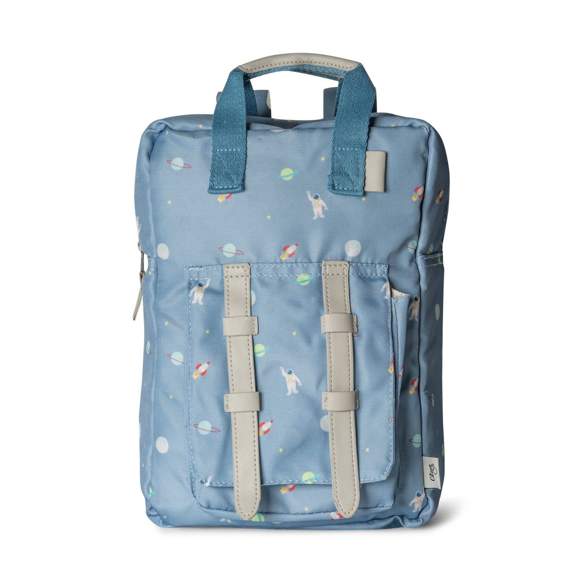 Citron Kinderrucksack Raumschiff staubig blau 001418