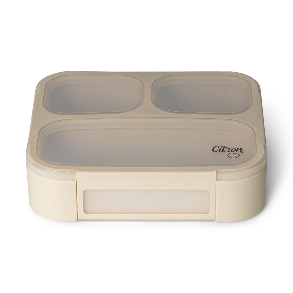 Citron Lunch Box with Cutlery Beige 001536