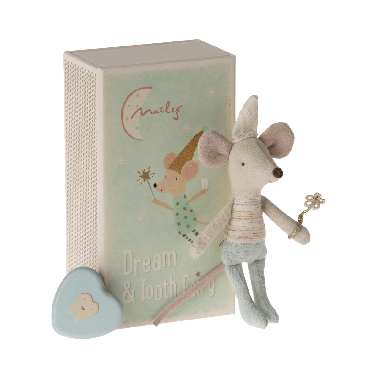 Maileg Tooth Fairy Mouse - Little brother in a box 17-4105-00