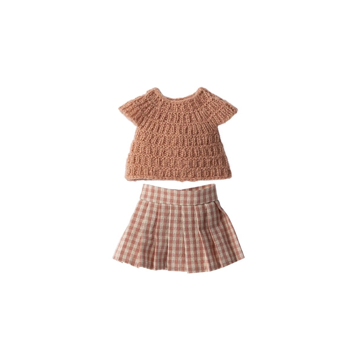 Maileg Bunny Dress - Knitted blouse and skirt, size 3 16-4300-01