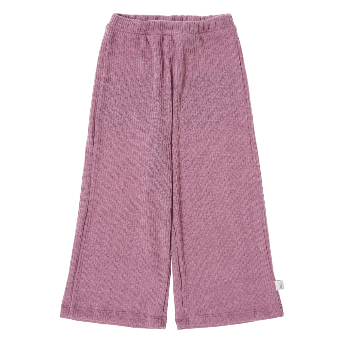 Tocoto Vintage Ribbed kid girl pants lilac W12724 