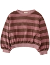 Longlivethequeen Striped sweatshirt pink stripe 24215-1120