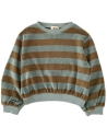 Longlivethequeen Blue stripe sweatshirt 24215-1127