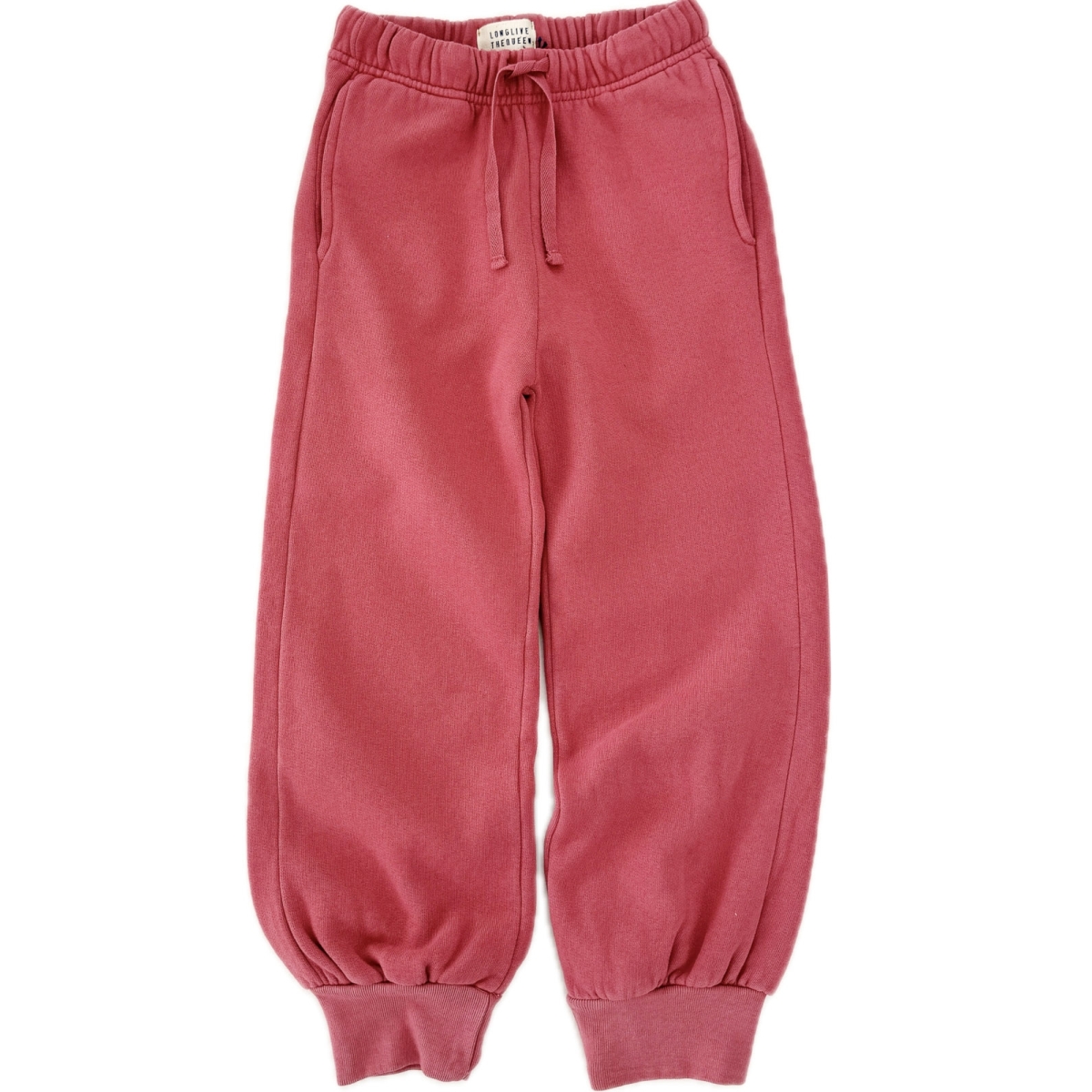 Pantalon de survêtement Longlivethequeen rouge à lèvres foncé joggers 24217-1129