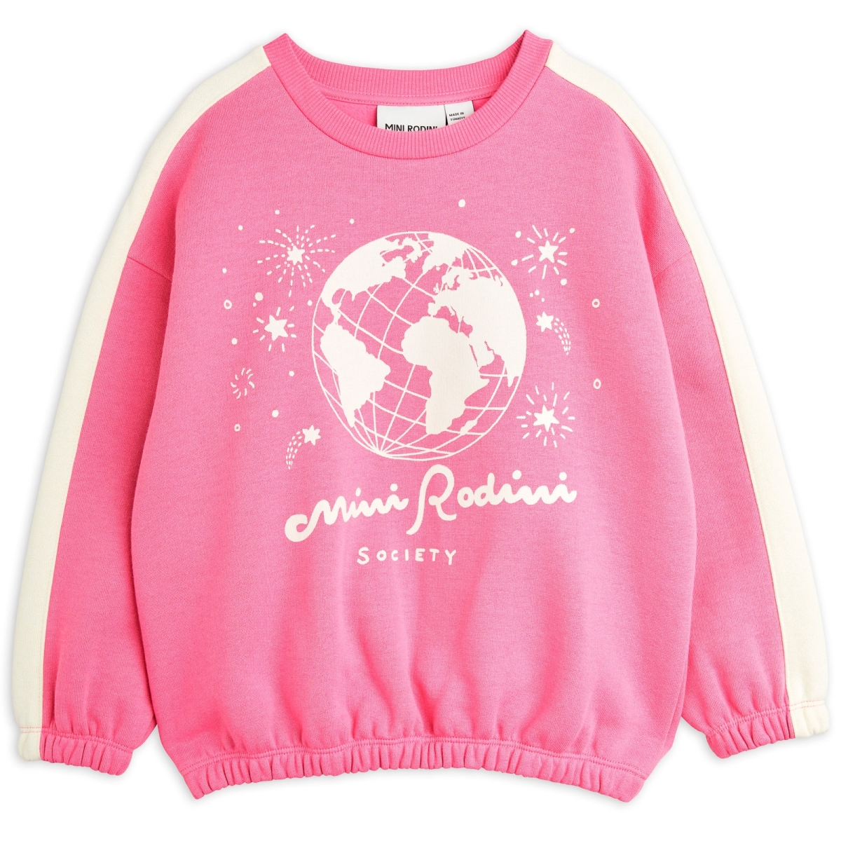 Mini Rodini Sweatshirt Gesellschaft rosa 2472011928