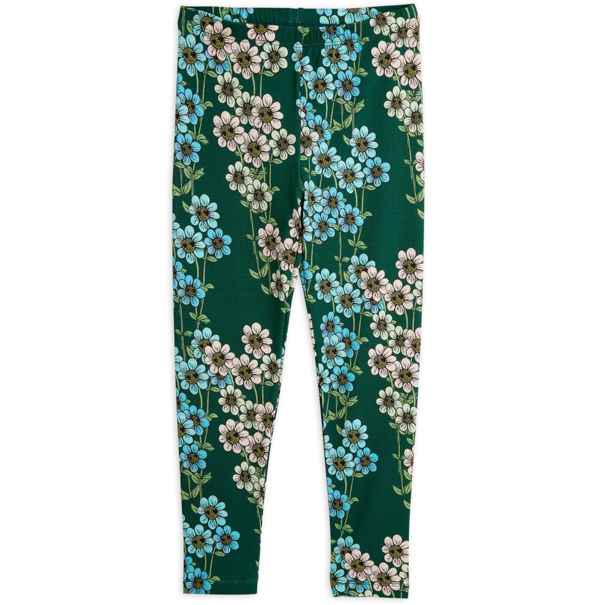 Mini Rodini Leggings verde floral 2473011775