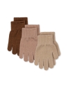 Konges Slojd 3 paires de gants Filla Sorbet KS101220