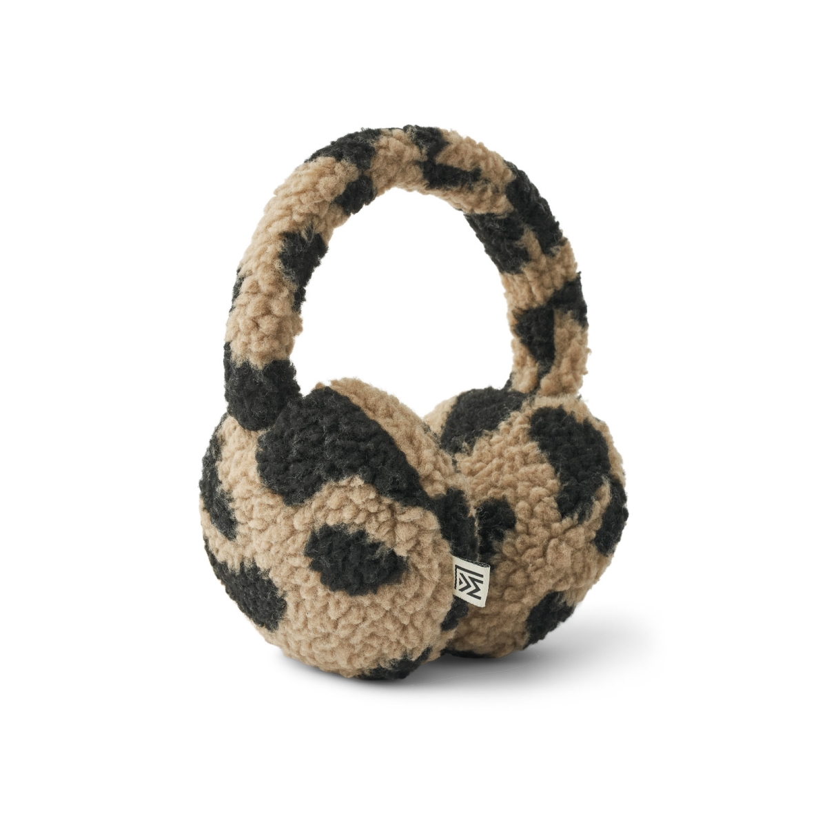 Liewood Albero pile earmuffs mega leo/oat mix LW19211