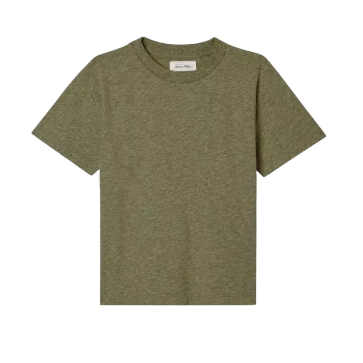 American Vintage Camiseta infantil Gamipy Khaki KGAMI02ABH24