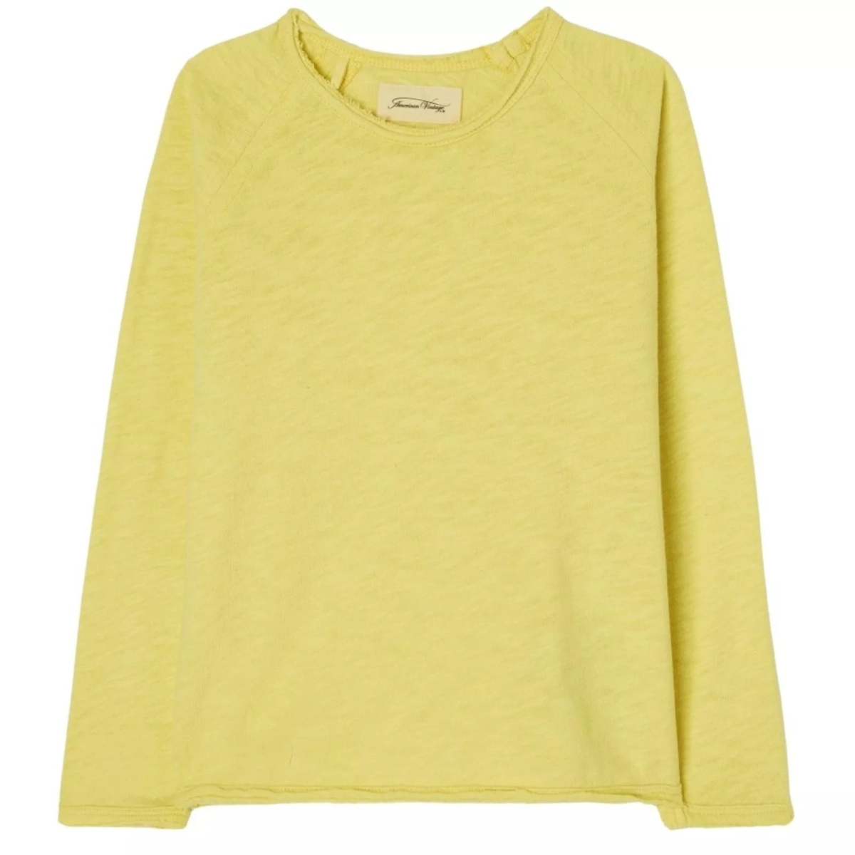 American Vintage Blusa infantil Sonoma Yellow KSON02BGH24